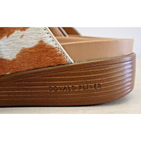 Donald Pliner Women's Sz 7M Natural Tan Fiona Leather Upper Slip-On Clogs $198 - Picture 8 of 8